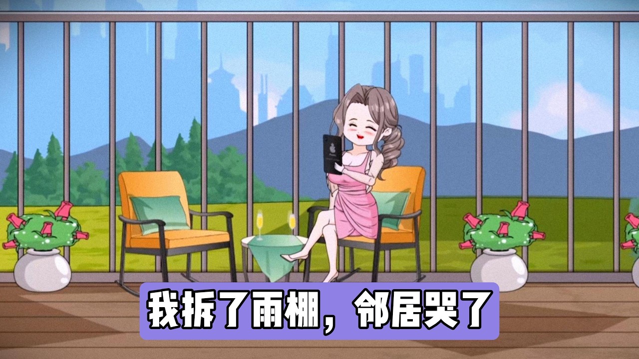 傅钦家雨棚被邻居秦寿举报为违建，傅钦当即签字同意拆除，并于当晚找施工队拆完。拆除雨棚后第二天下雨，雨水无遮挡直接灌进秦寿家阳台，秦寿及其妻子上门要求赔偿，傅钦以自然现象为由拒绝#动画推荐 #漫剧