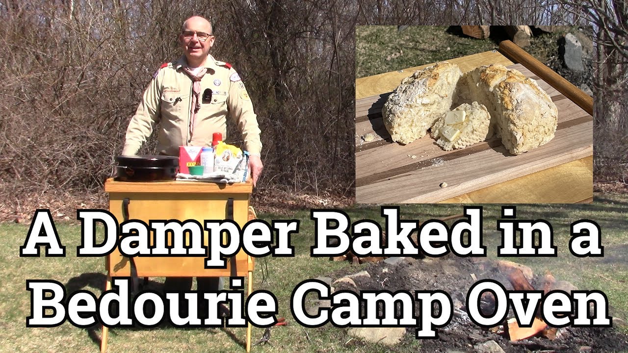 Damper Baked in a Bedourie Camp Oven