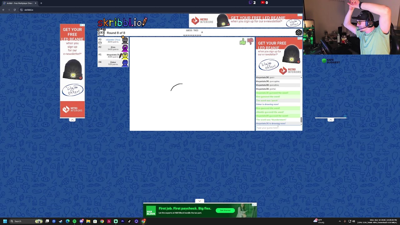 Scribbl.io Playing With Viewers Ask To Join :))