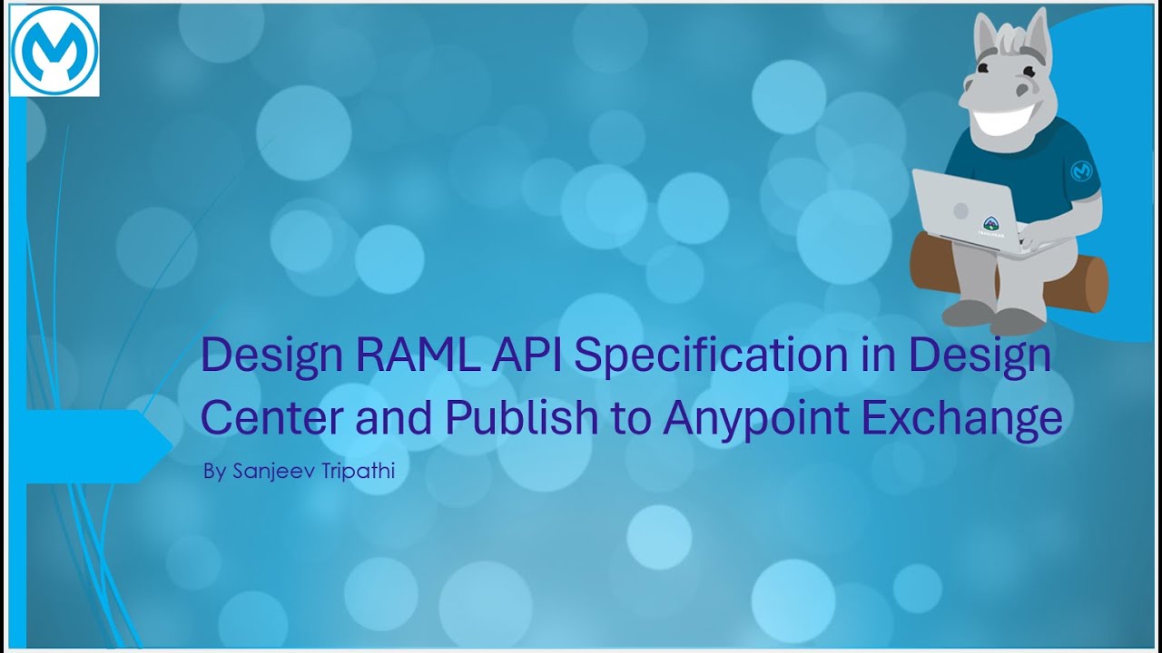 API | Design RAML API specification in MuleSoft Design Center and publish to Anypoint Exchange