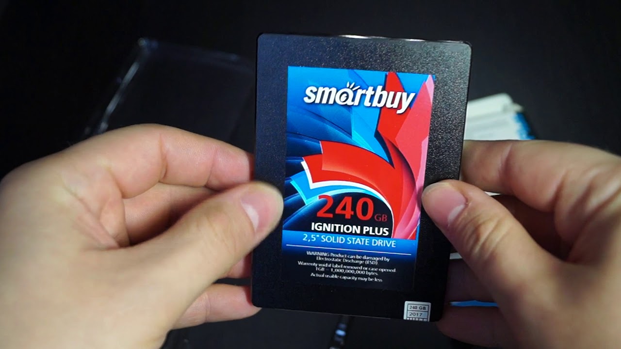 Видеообзор на SSD диск Smartbuy Ignition Plus SATA-III 240Gb