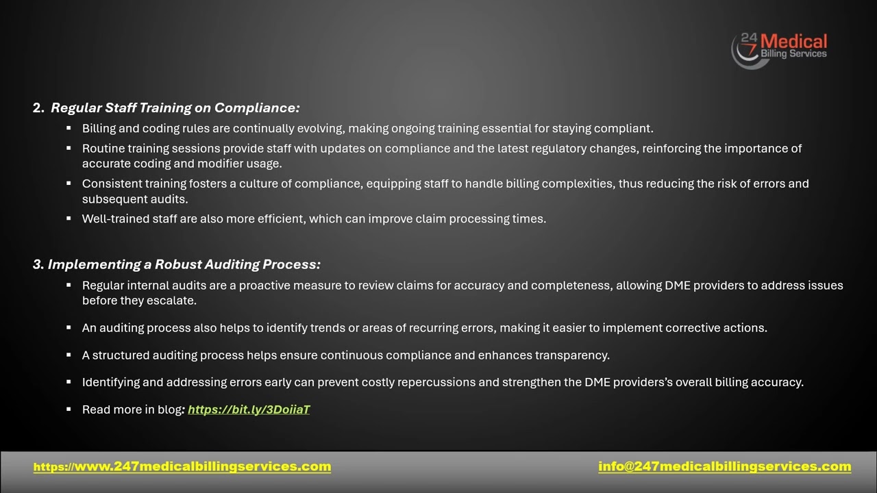 DME Billing Compliance Tips to Avoid Audit Risks