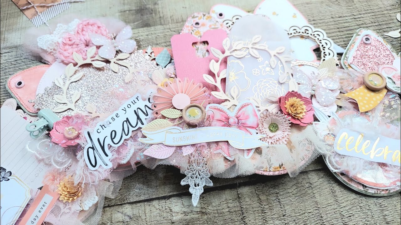 Use your STASH Create Mini Album Process Tutorial  @rosiesstudio @ReneaBouquets @ScrapDiva29