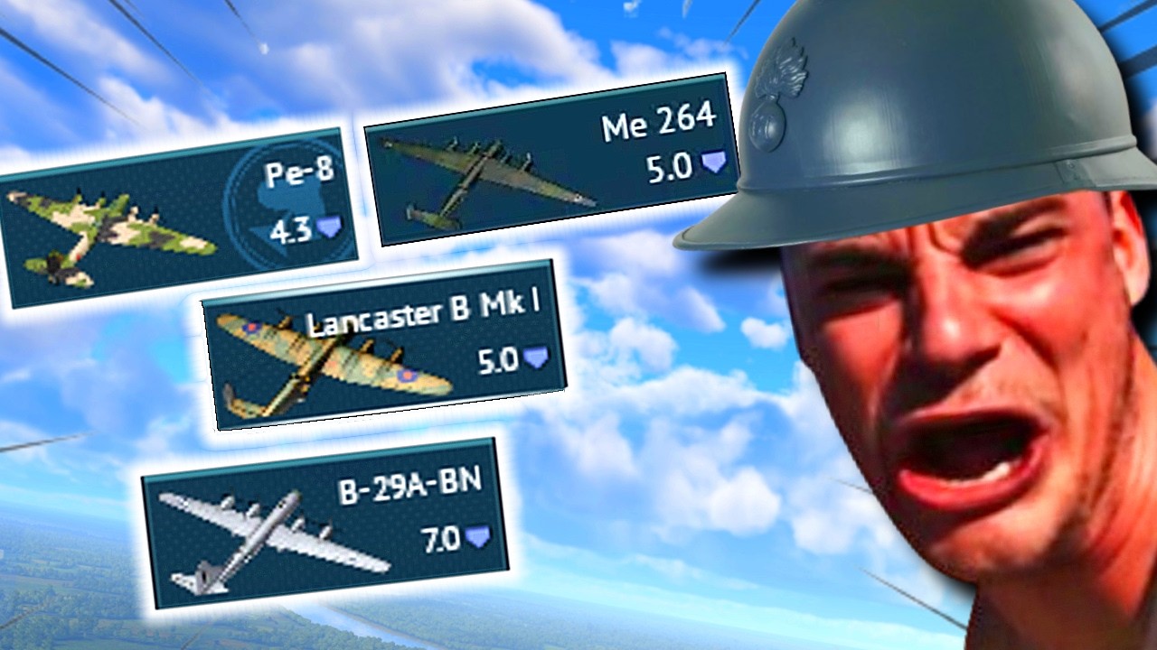 Los BOMBARDEROS Más GRANDES e INSANOS de War Thunder