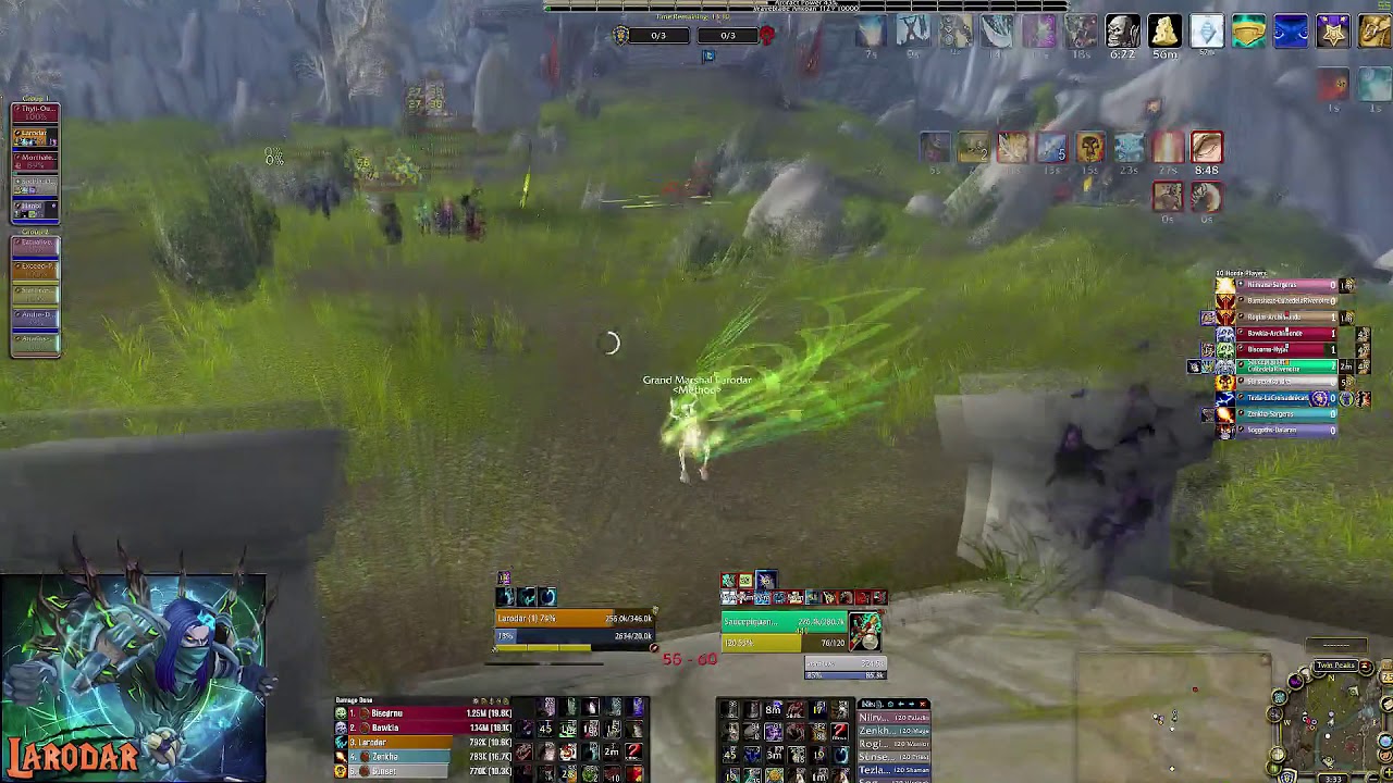 BFA 8.2 Larodar Feral Druid PvP Highlights Random Battlegrounds