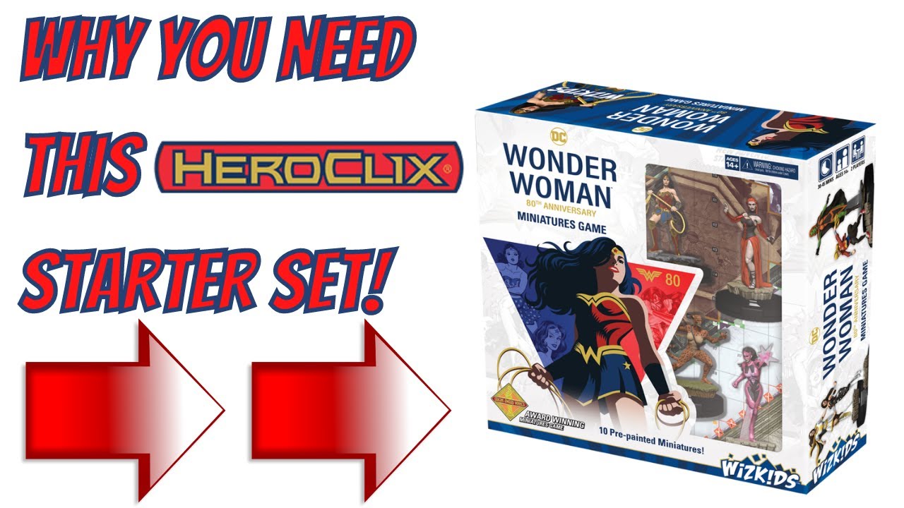 Heroclix Unboxing: Wonder Woman 80th Anniversary Battlegrounds Starter Set The Best Starter Yet!