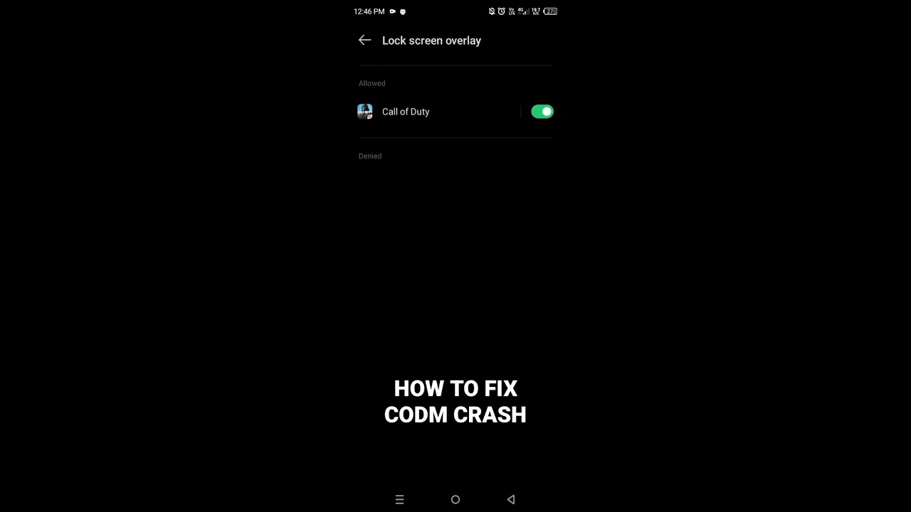 HOW TO FIX CRASH CODM INFINIX