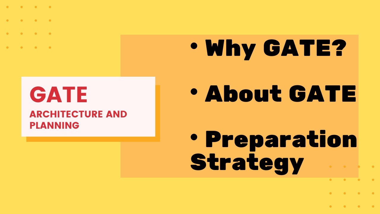 GATE-AR 2021 - Architecture and Planning