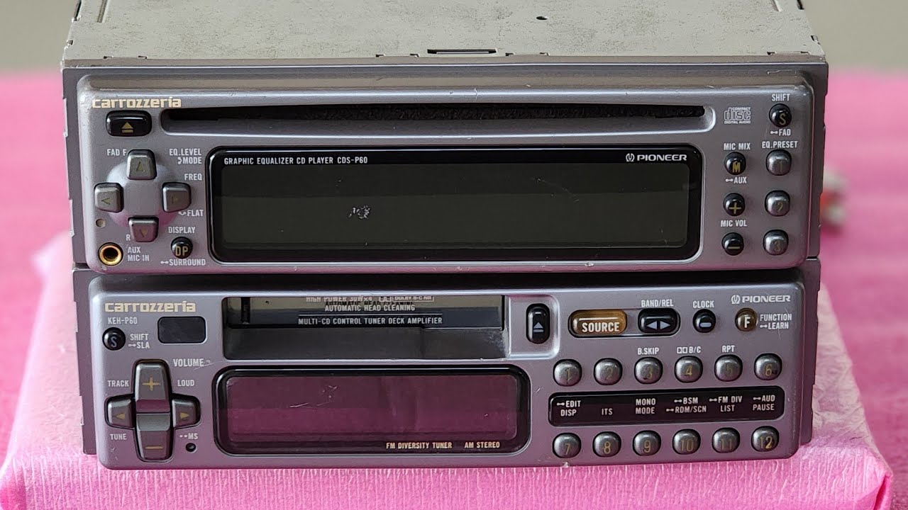 CARROZZERİA KEH-P60 CDS-P60 NOSTALJİ RESİTAL VİNTAGE ESKİ SERİ MADE IN TOKYO JAPAN