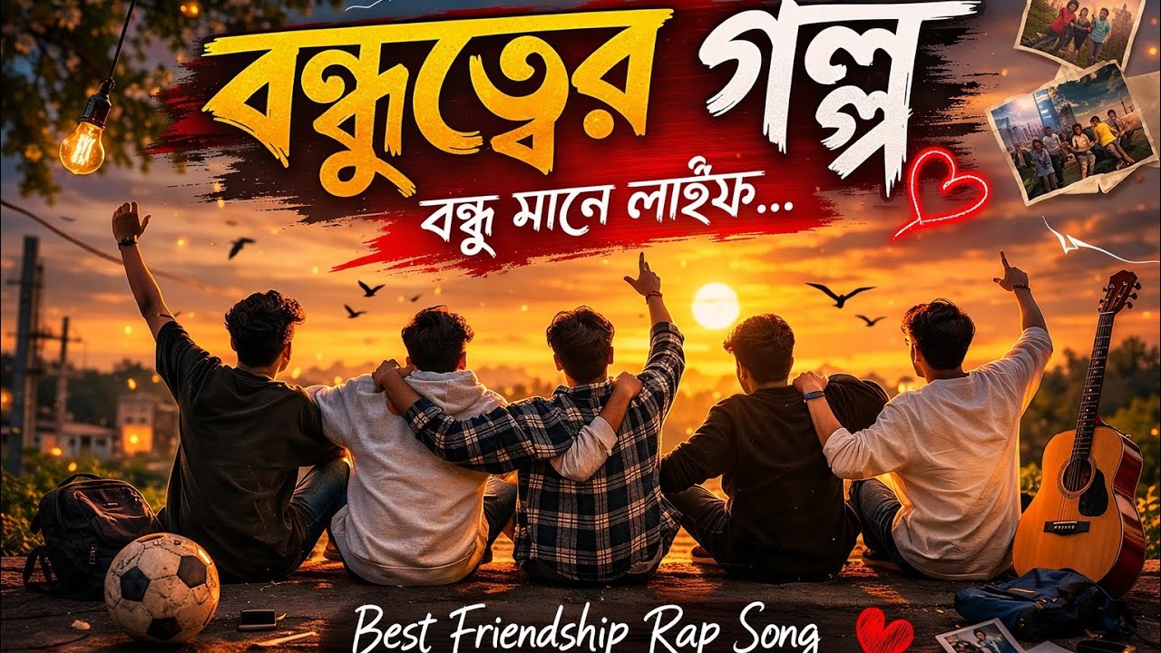 এই গানটা সব বন্ধুদের জন্য ❤️ | Bangla Friendship Rap Song | Best Friend Song