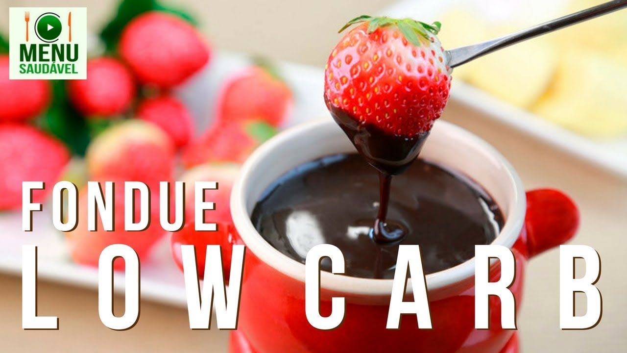 Fondue de chocolate LOW CARB - Live editada