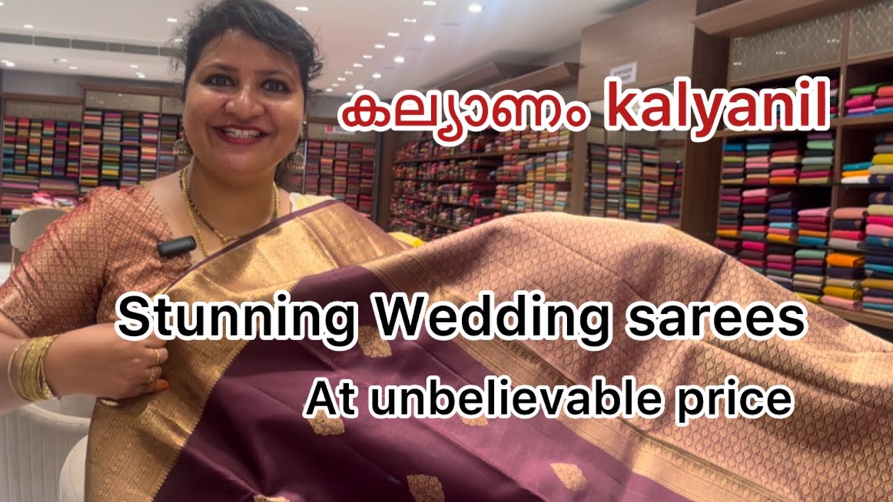 Kalyansilks premium quality stunning wedding sarees at affordable rate