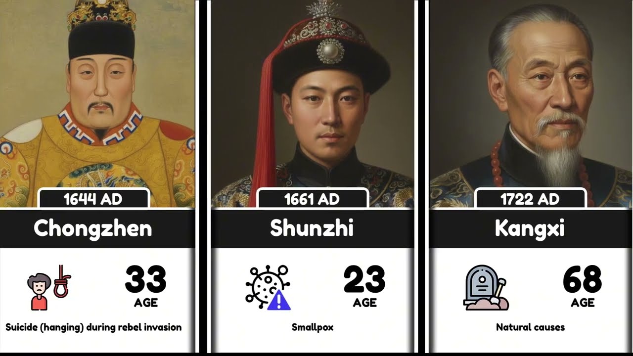 Death Reasons of Chinese Emperors | 2000 Years of Power and Poison