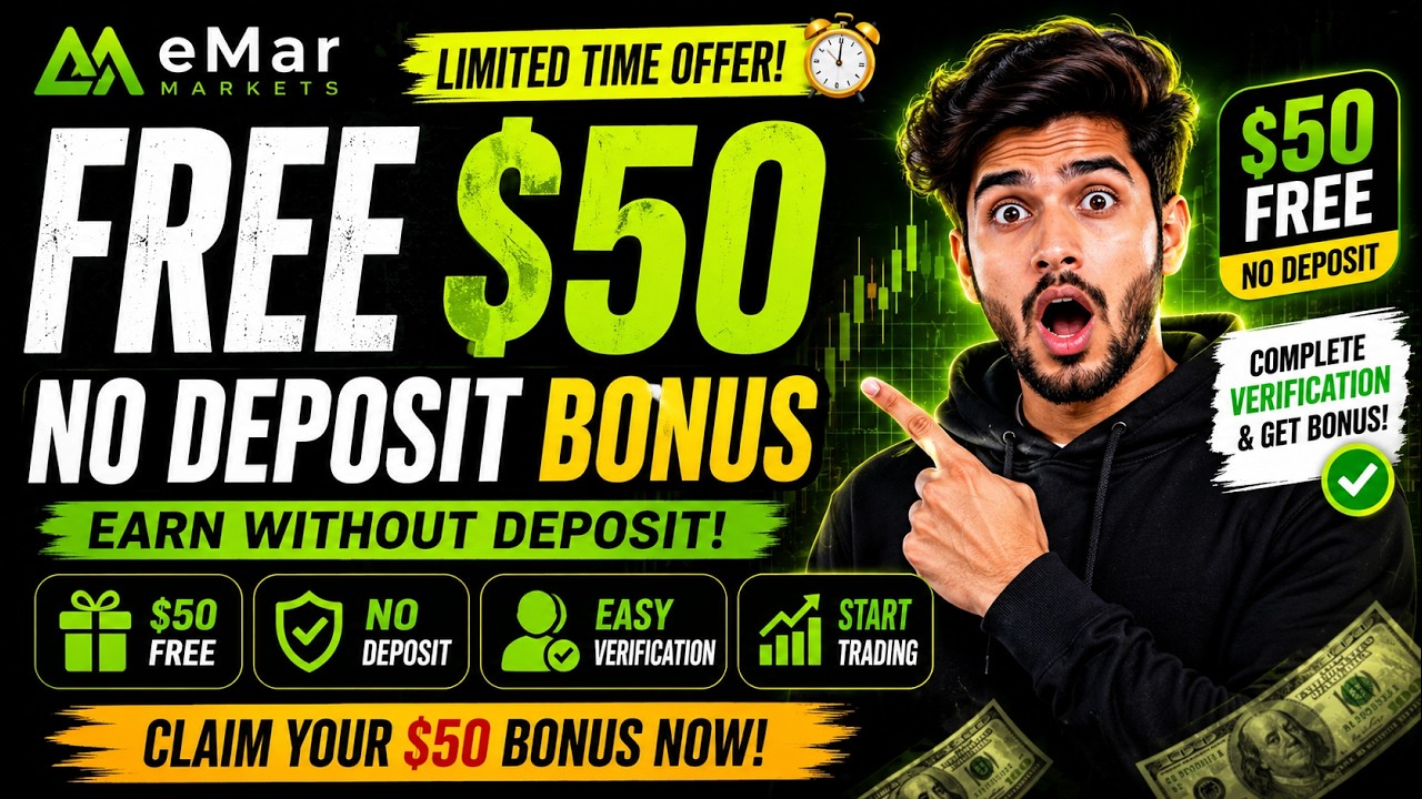 Get $50 Free Trading Bonus Instantly 💸 No Deposit Bonus 2026