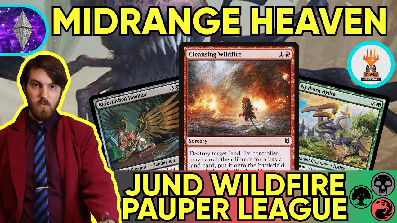 5-0 Trophy with the BEST Midrange Deck | Jund Wildfire MTG Pauper League