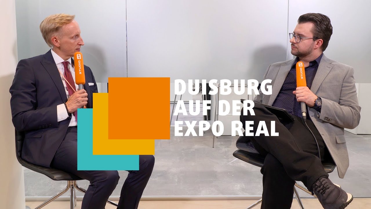 DUISBURG AUF DER EXPO REAL 2023 | INTERVIEW MIT DR. RASMUS C. BECK | DUISBURG BUSINESS & INNOVATION