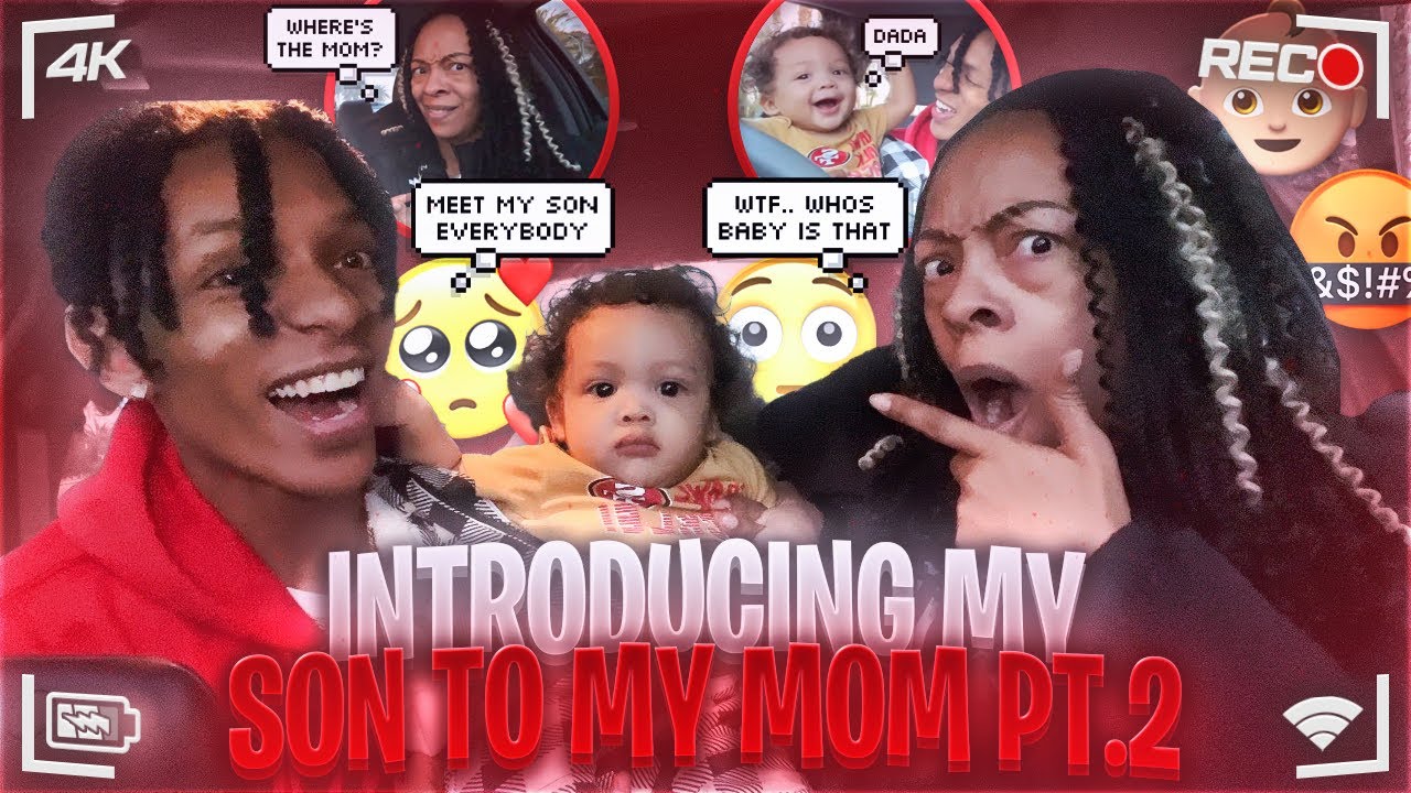 INTRODUCING MY SON TO MY MOM PT.2😱👶🏽SHE WANTS A DNA TEST🧬🤯**HILARIOUS**