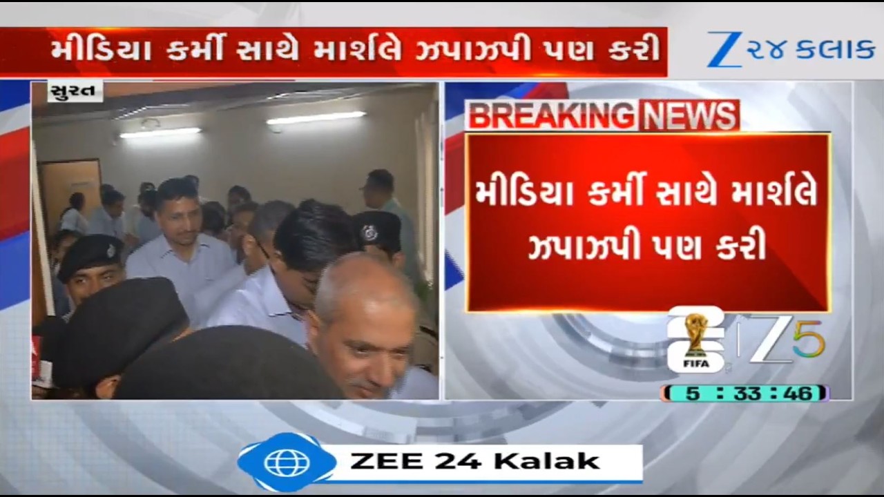 Demolition at Surat's Nasirnagar: SMC Commissioner, official evade media to avoid questions