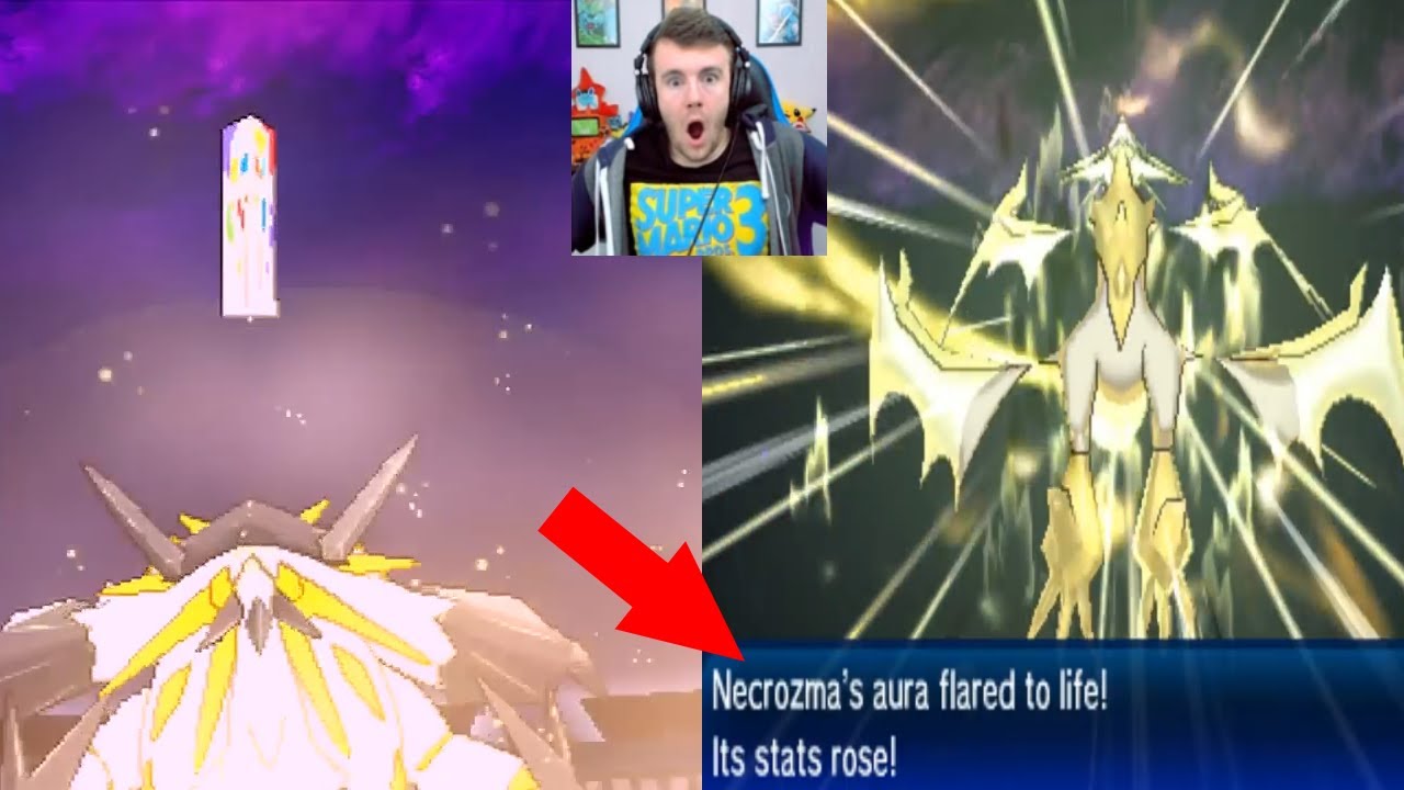 Реакция покетуберов на трансформацию Ультра Некрозмы и битву в Pokemon Ultra Sun и Moon! #tbt