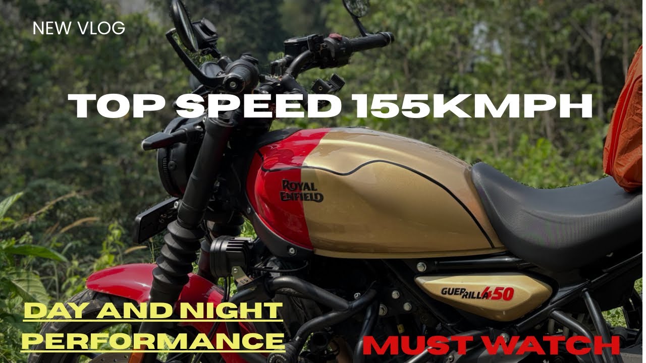 Guerrilla 450 Royal Enfield Top Speed Highway performance 2025 