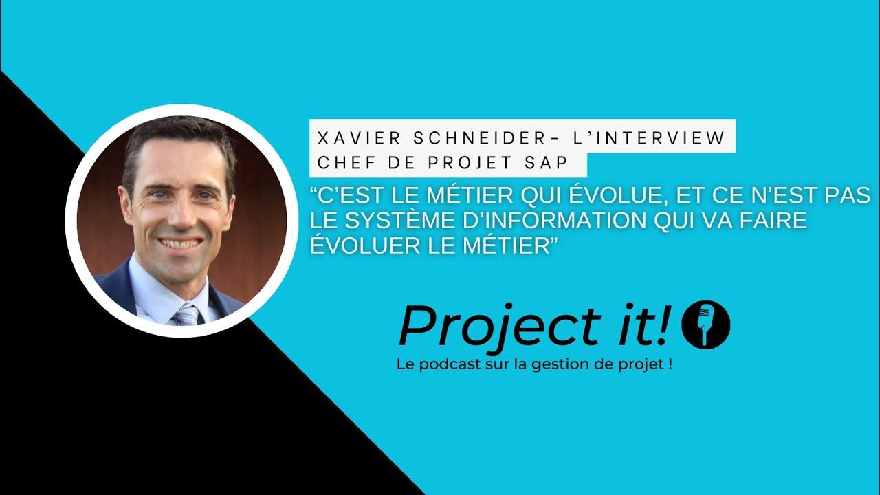 C’EST LE METIER QUI EVOLUE, ET NON PAS LE SI QUI VA FAIRE EVOLUER LE METIER - XAVIER SCHNEIDER