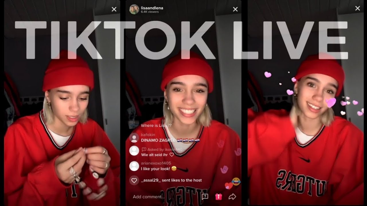 Lena Mantler TikTok Live 23th March 2021