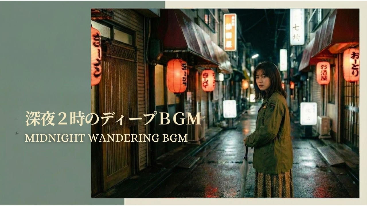 【大人ピアノジャズ】誰もいない深夜の街。 🍷 集中とリラックスのための作業用BGM / Jazzy Lofi Mix to Study, Work & Relax