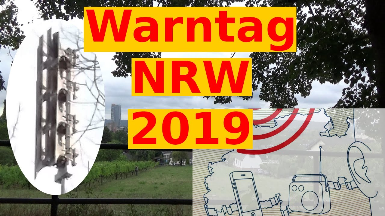 Warntag NRW 2019 - Sirenen heulen in ganz Nordrhein-Westfalen - Probealarm Bonn