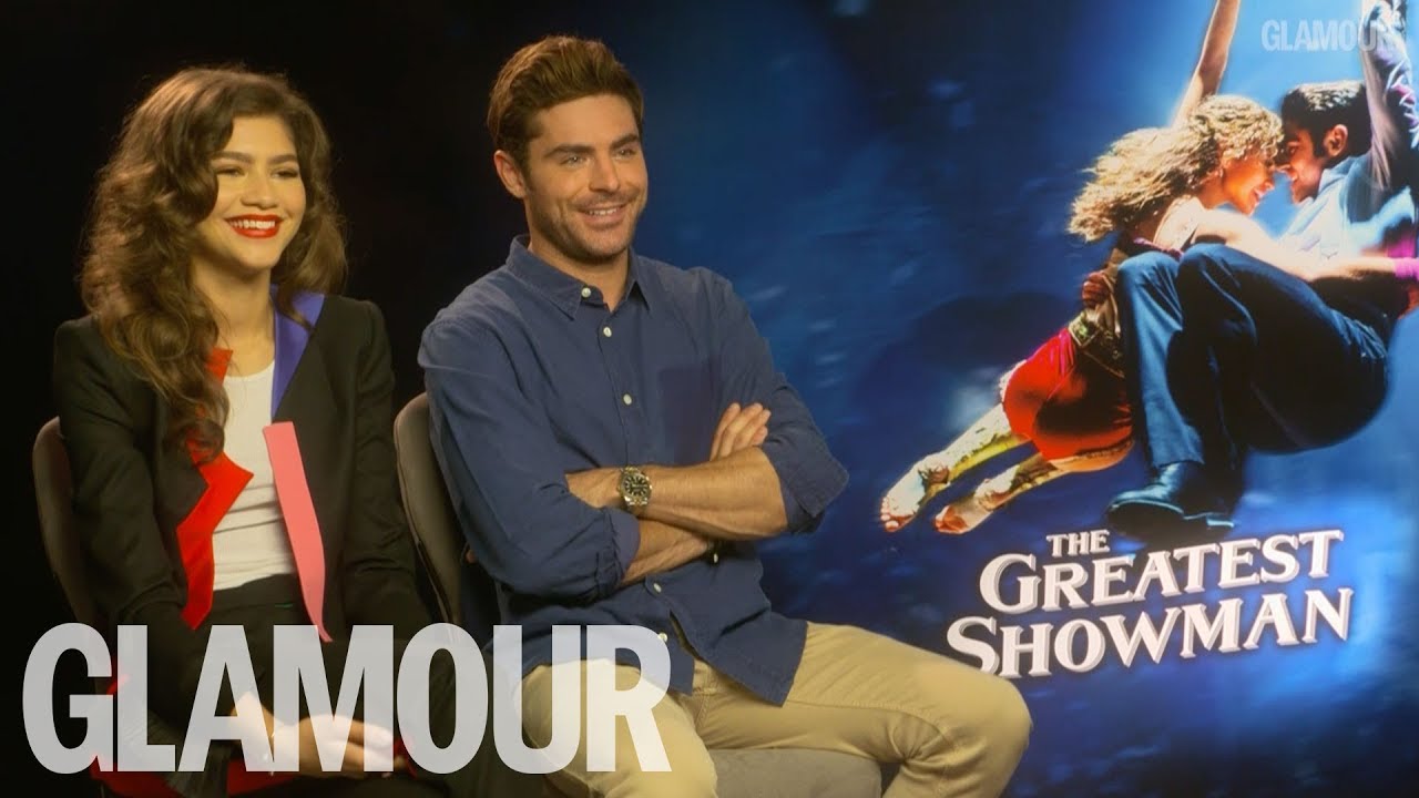 Zac Efron and Zendaya tell us all about working together on The Greatest Showman | Glamour UK