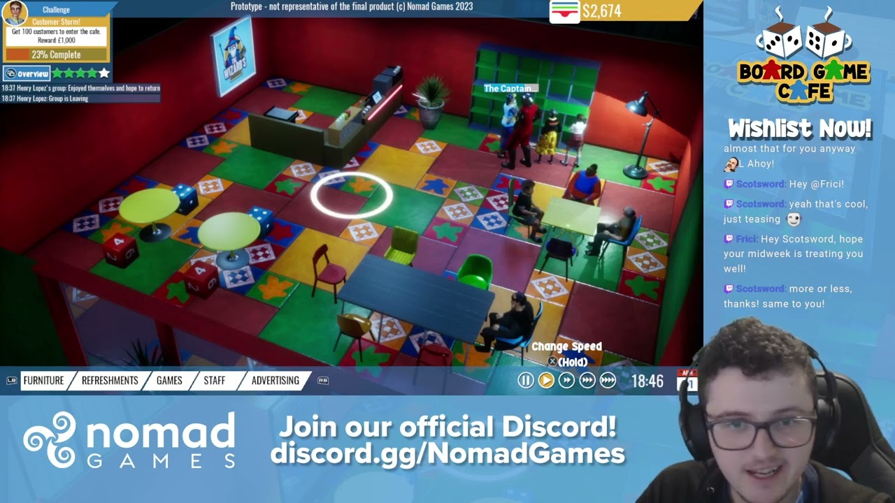Board Game Cafe - Alpha Build Developer Stream