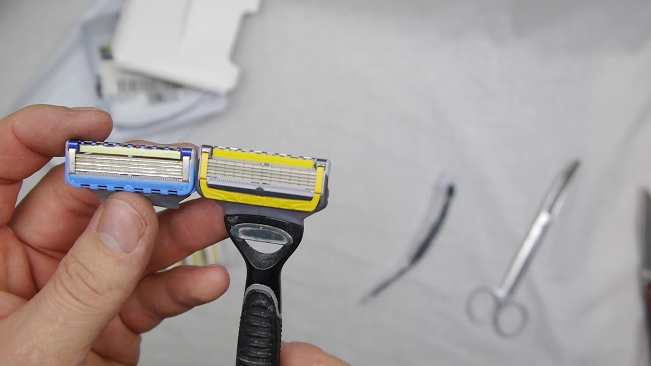Распаковка  Gillette Fusion Proshield и сравнение с FUSION PROGLIDE POWER