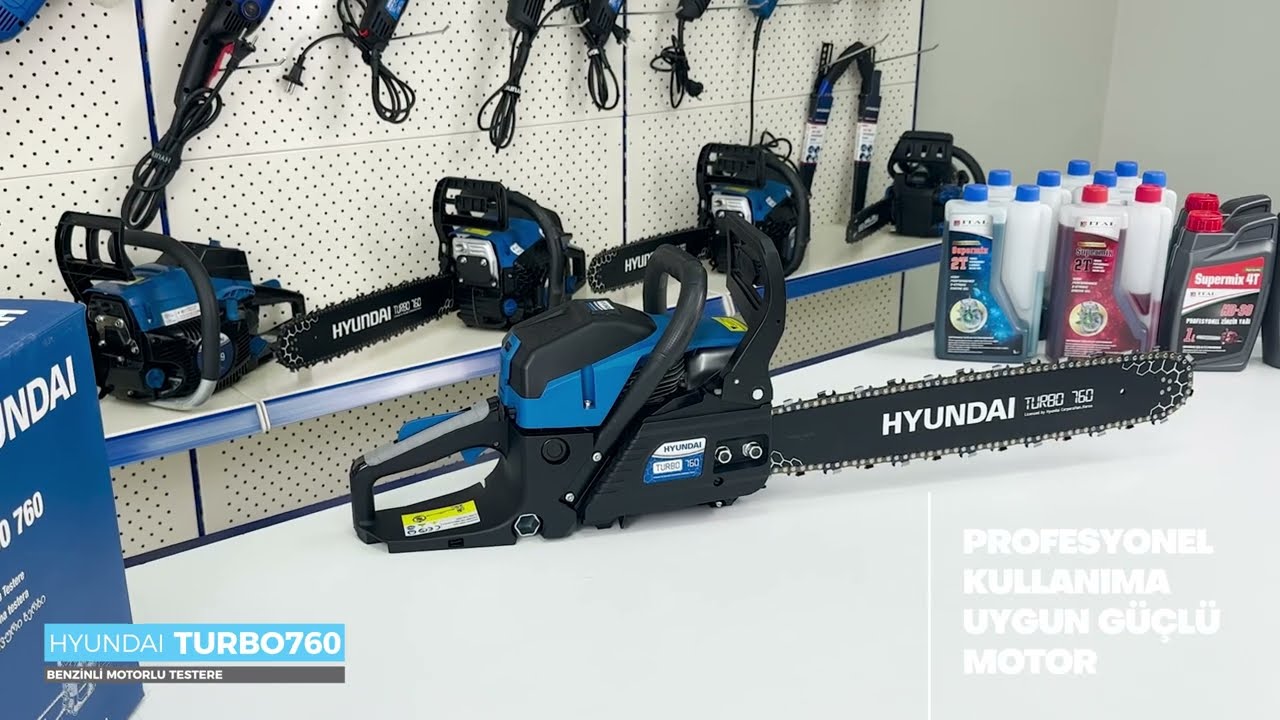 İTAL MAKİNA - HYUNDAI TURBO 760 BENZİNLİ MOTORLU TESTERE / KOLAY KURULUM