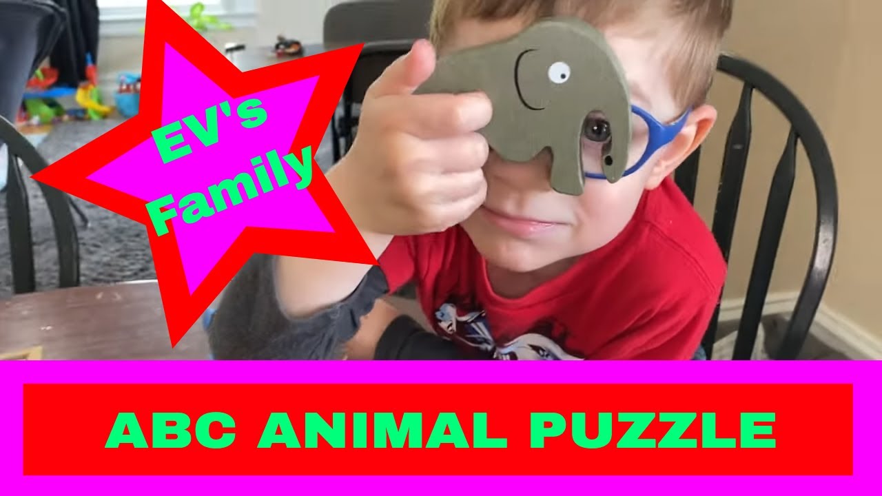 ABC Animal Puzzle! / Learn Letters & Puzzles With Victor! / Educational