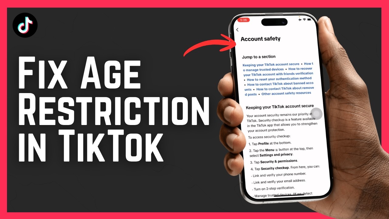How to Fix Age Restriction in TikTok on iPhone 2026