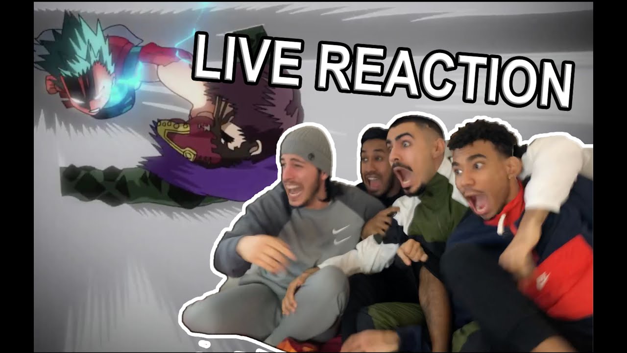 DEKU 100% VS OVERHAUL FINAL - MY HERO ACADEMIA S04 EP13 - LIVE INSANE REACTION FR