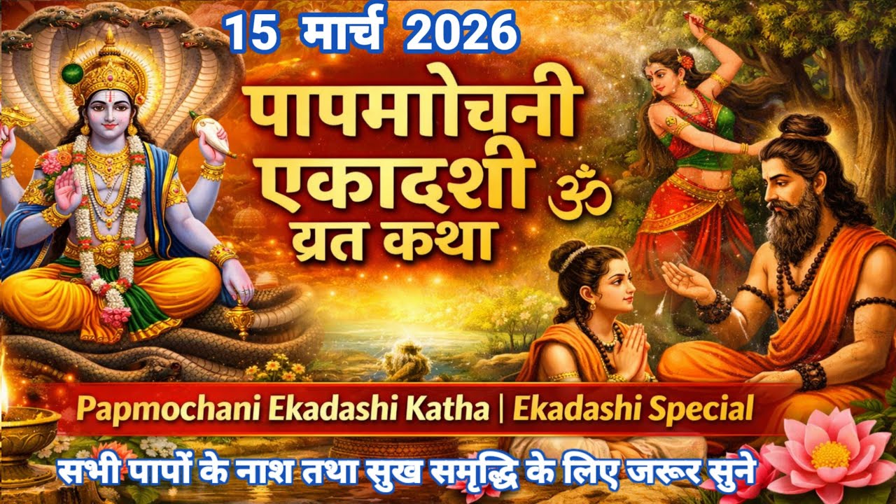 पापमोचनी एकादशी व्रत कथा | Papmochani Ekadashi Vrat Katha | Ekadashi Katha 2026