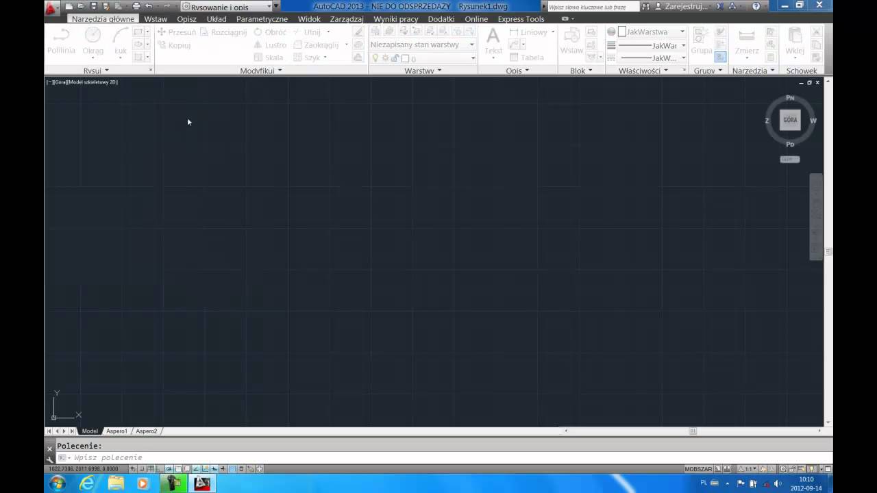 Tips & Tricks AutoCAD 2013 - Tworzenie szablonu rysunku. ASPERO 2013