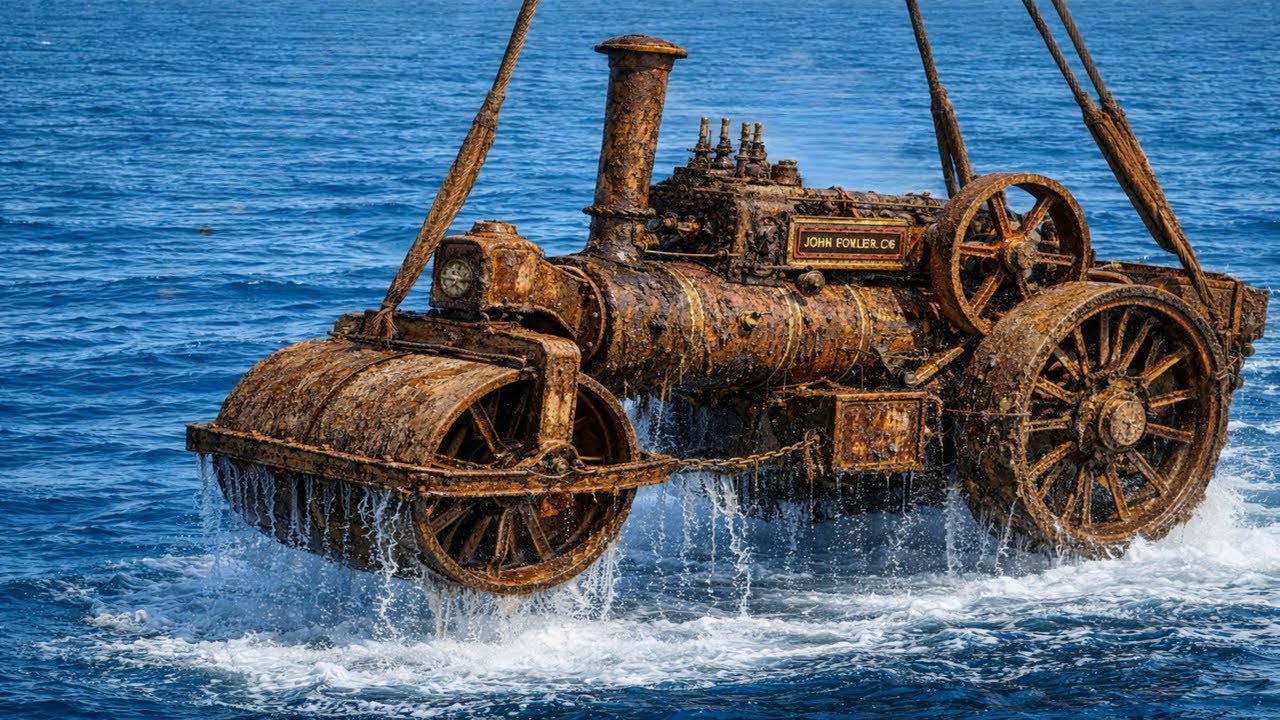 Salvaging and Restoring a 155-Year-Old John Fowler Steam Road Roller