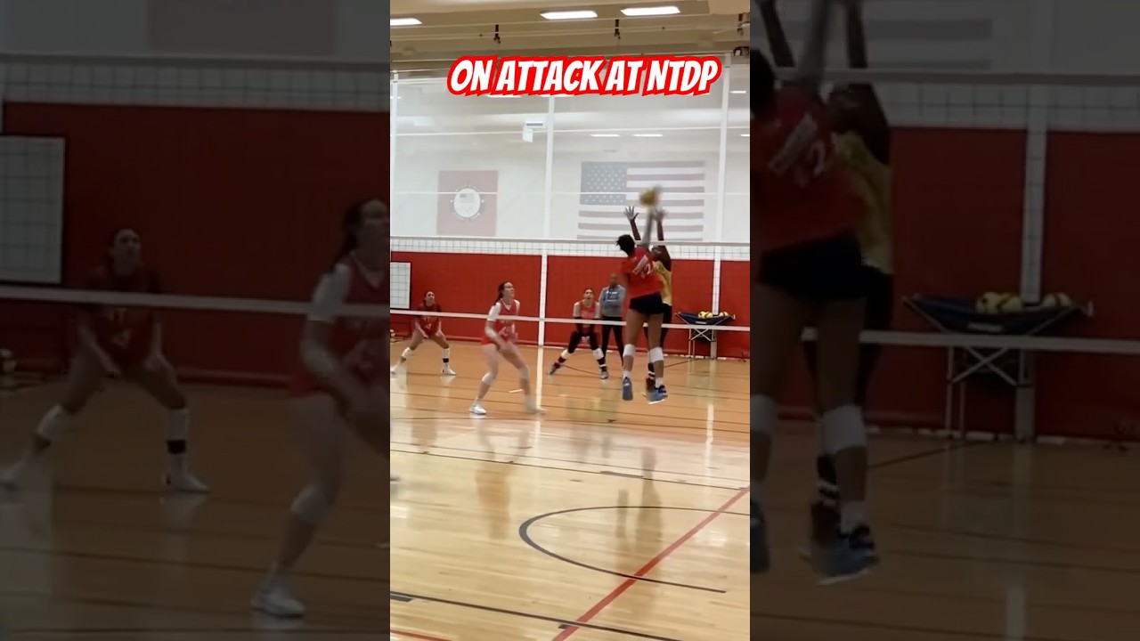 2029 Milan Tallman Attacks from Right n Left Side @ NTDP #volleyball #usav #offense #tylerthecreator