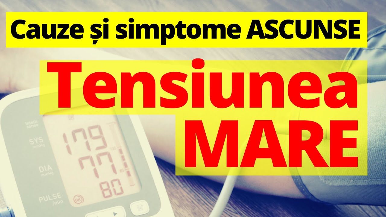 Tensiune arterială MARE: cauze și simptome ASCUNSE