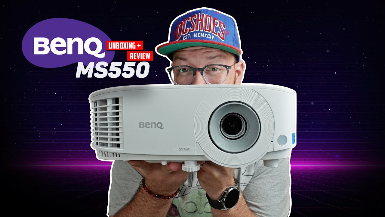 BENQ MS550 - ESSE PROJETOR É PRA VOCÊ? UNBOXING E ANÁLISE COMPLETA!