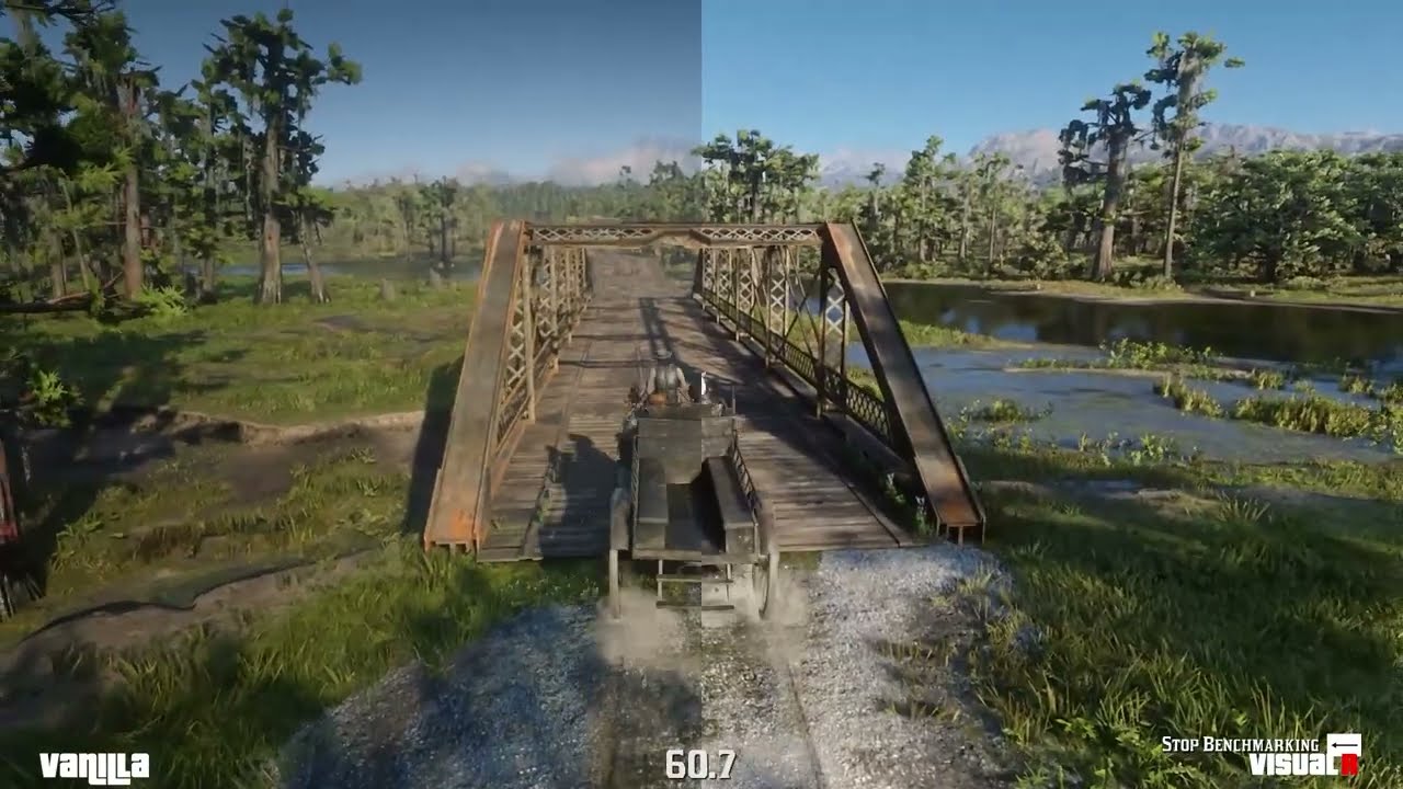 Visual Redemption (Visual R) vs Vanilla Red Dead Redemption 2 (RDR 2) - Side by Side Comparison