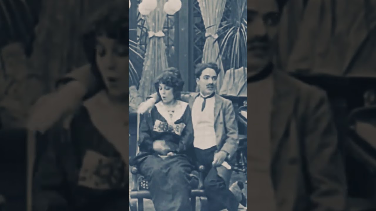 Minta Durfee and Chalie Chaplin in Cruel, Cruel Love #chaplin #mintadurfee