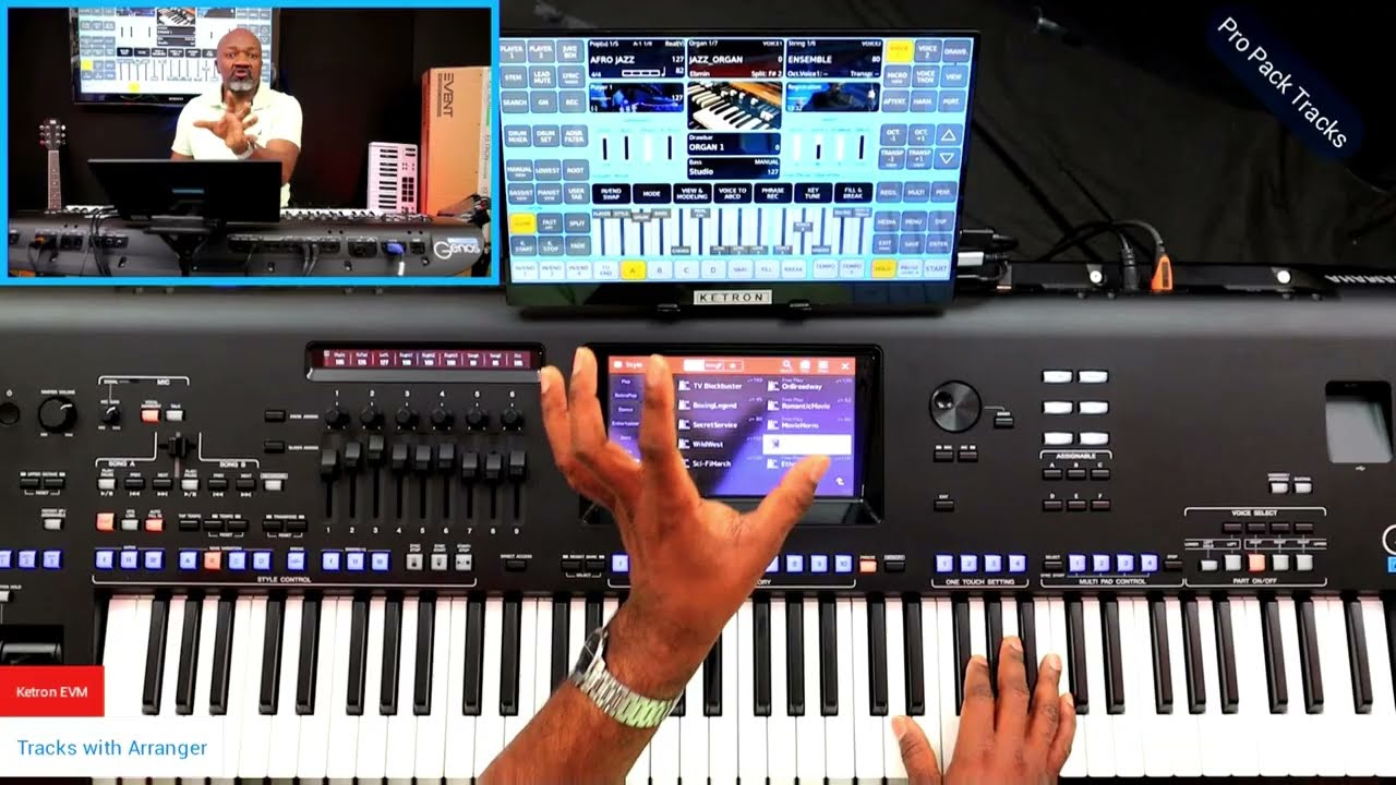 KETRON EVM AJAMSONIC TRACKS WITH YAMAHA GENOS (PART 2)- Explained in details