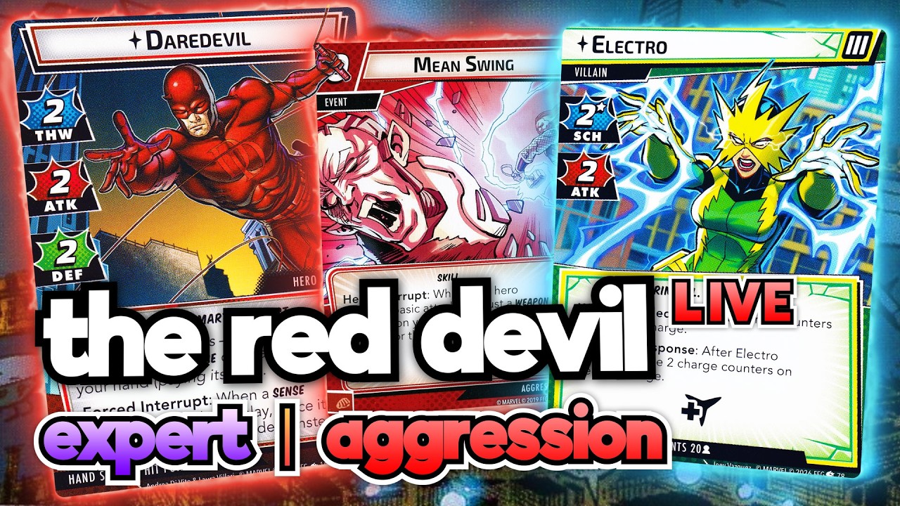 The Red Devil - Daredevil Aggression vs. Fear No Evil - Marvel Champions