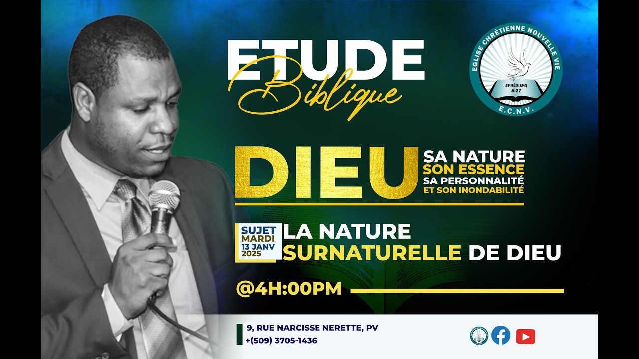 COMPRENDRE ET EXPERIMENTER L'OMNIPOTENCE DE DIEU  | Pasteur Moïse LAURENT  | 17 MARS 2026 |