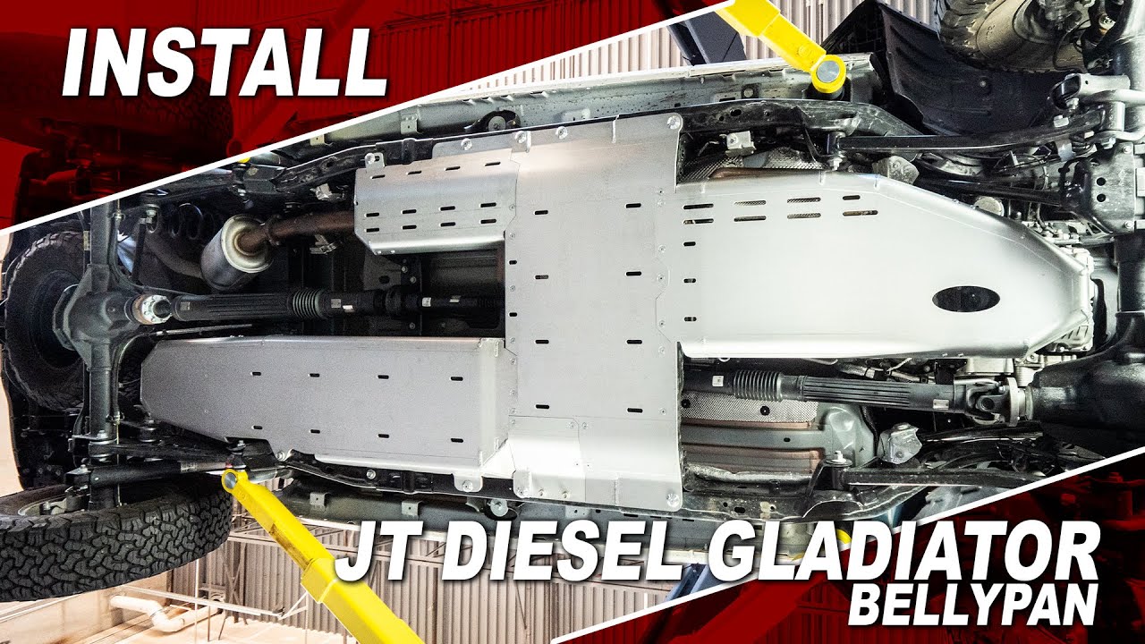 NEW! JEEP DIESEL GLADIATOR BELLYPAN [INSTALL]