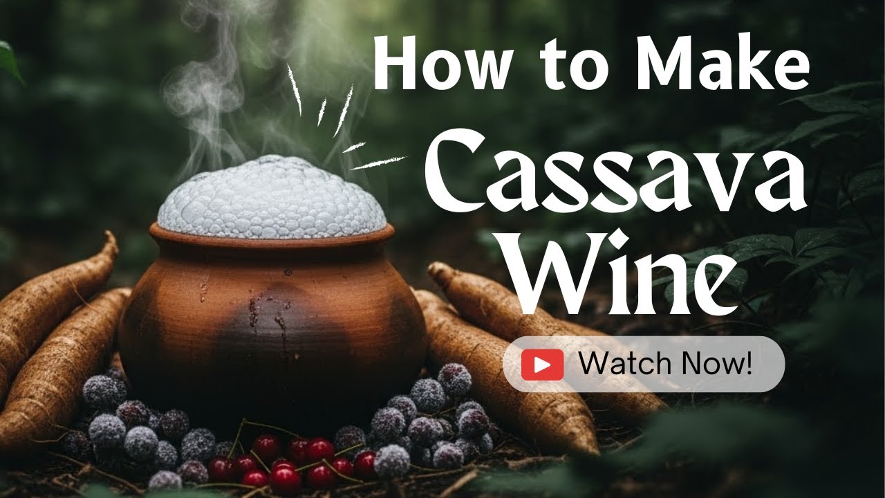 Fermentation Secrets: Cassava Wine&rsquo;s Winter Magic 🍷✨ ! Organic Wine | Wine at home