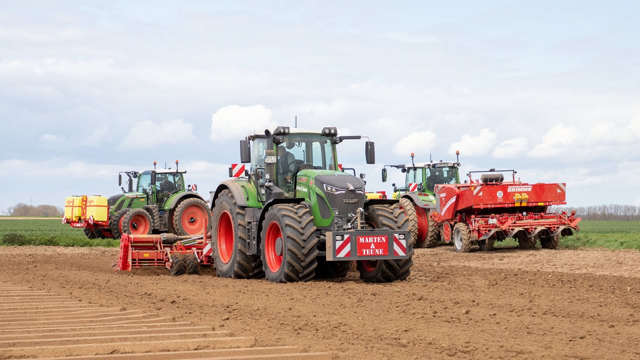Kartoffeln legen im DOPPELPACK | GRIMME GL 430 und GF 800