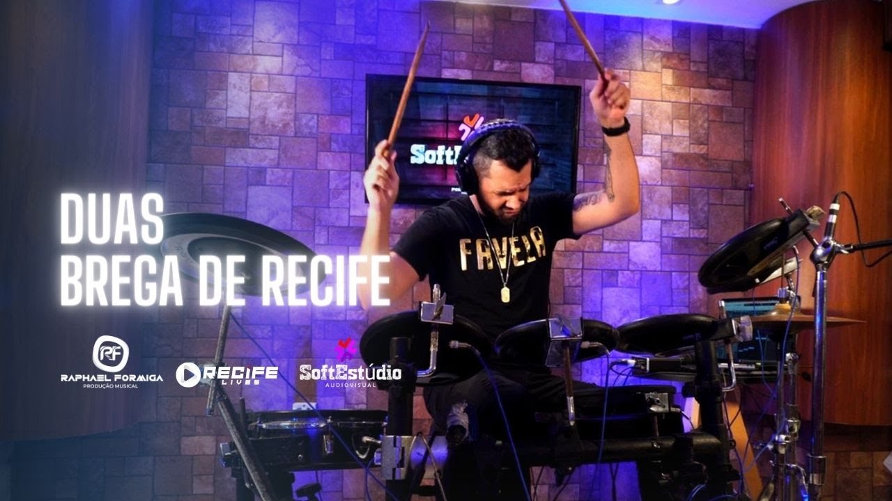 #drumcam MÚSICA DUAS - BREGA DE RECIFE - ROLAND TD-4 - PLAY ALONG Grátis